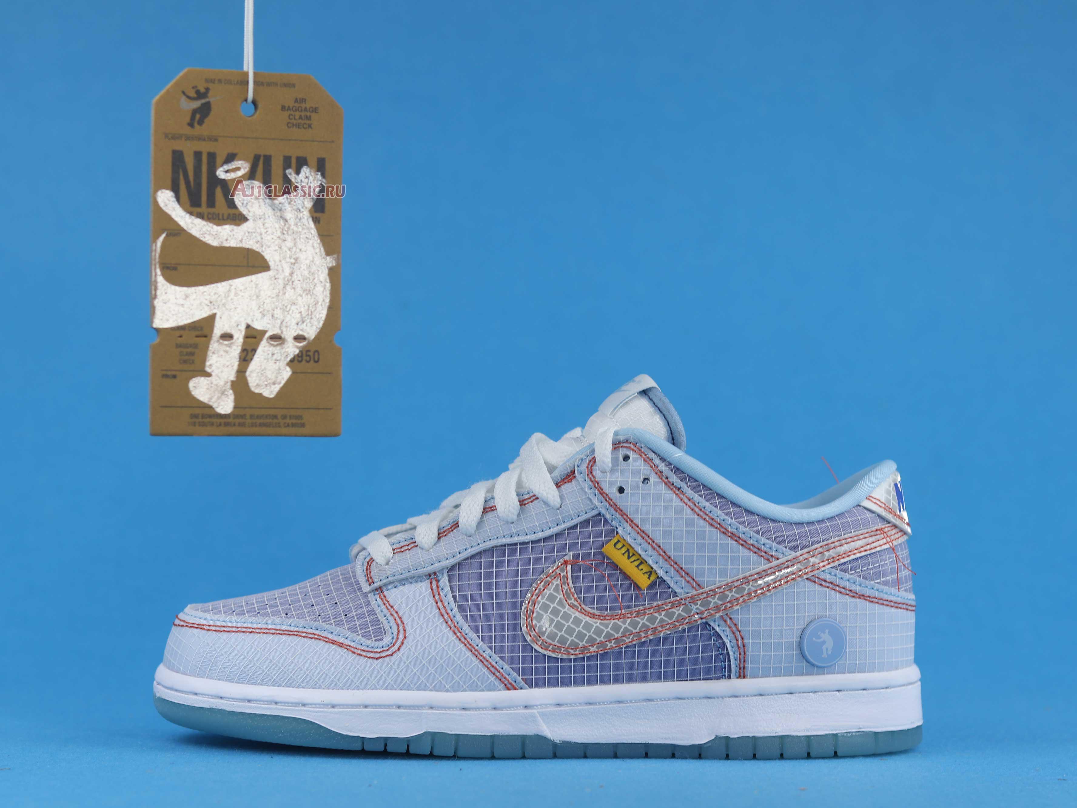 New Union LA x Nike Dunk Low "Passport Pack - Argon" DJ9649-400 Shoes