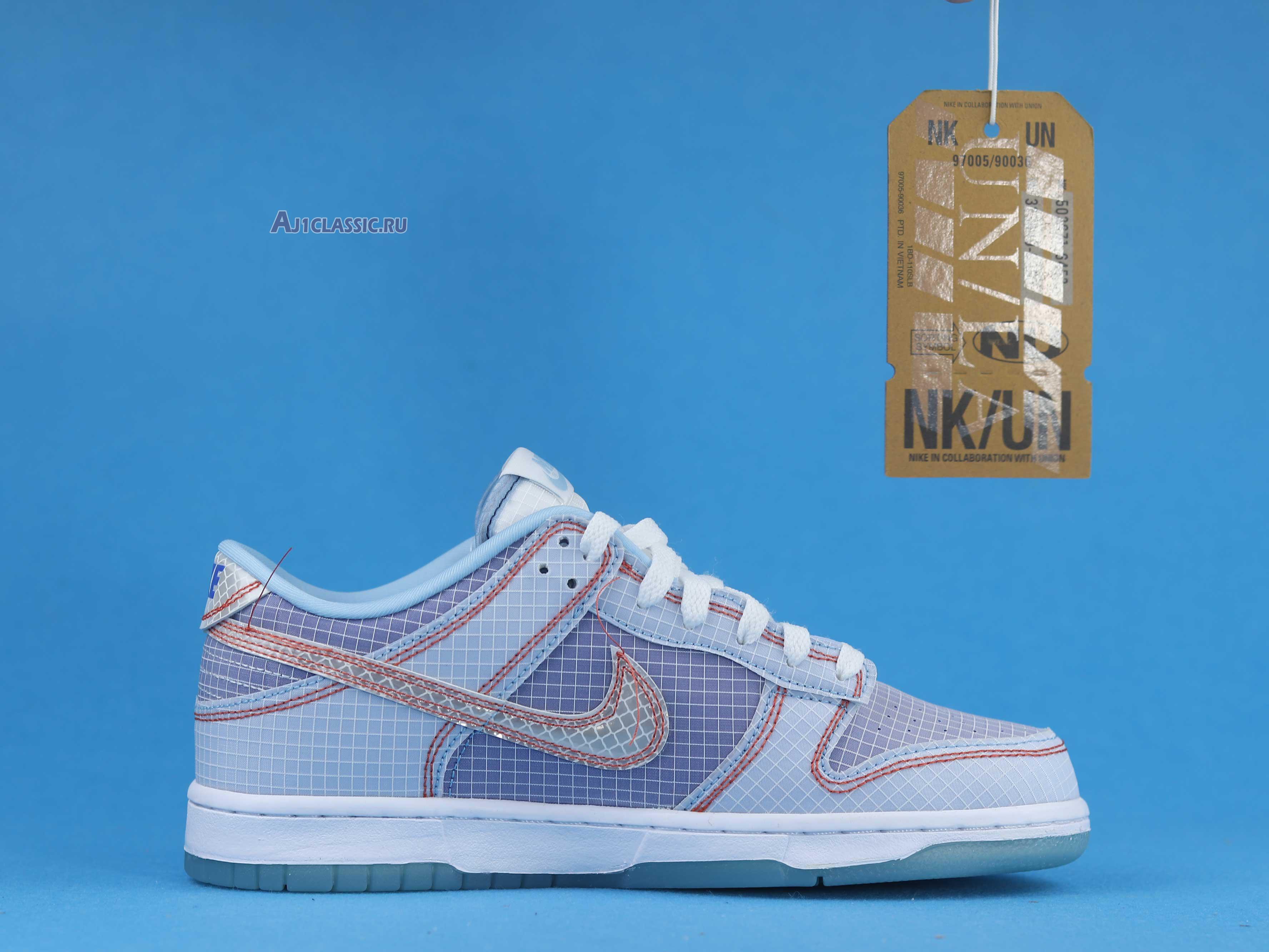 New Union LA x Nike Dunk Low "Passport Pack - Argon" DJ9649-400 Shoes