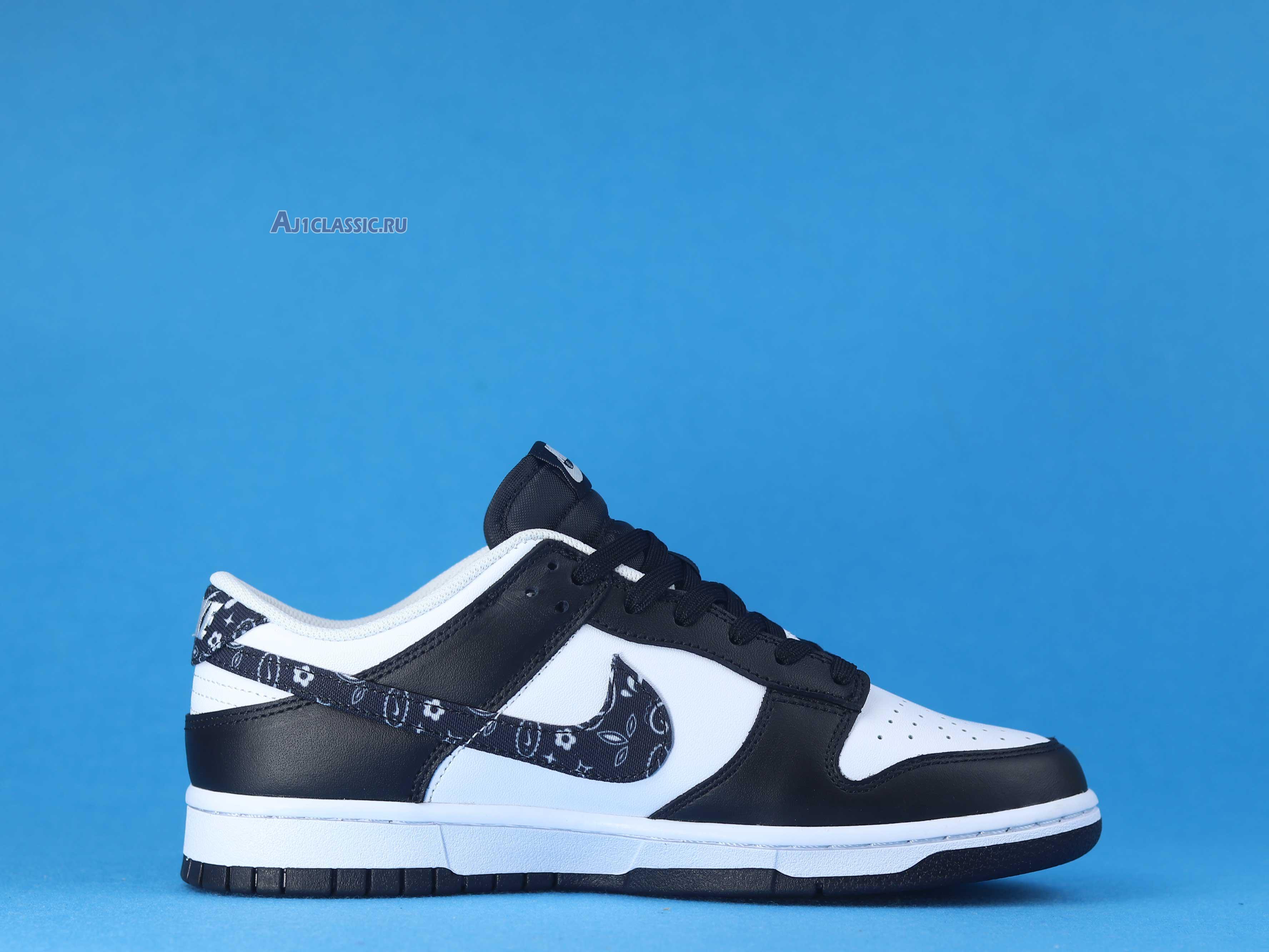 New Nike Dunk Low "Black Paisley" DH4401-100 Shoes