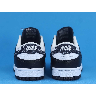 Nike Dunk Low Black Paisley DH4401-100 Black/White Mens Womens Shoes