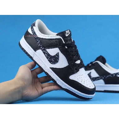 Nike Dunk Low Black Paisley DH4401-100 Black/White Mens Womens Shoes