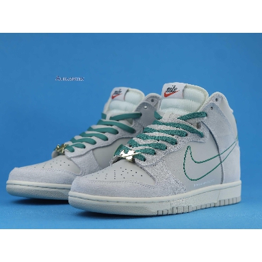 Nike Dunk High SE GS First Use Pack - Green Noise DD0733-001 Light Bone/Green Noise Mens Womens Shoes