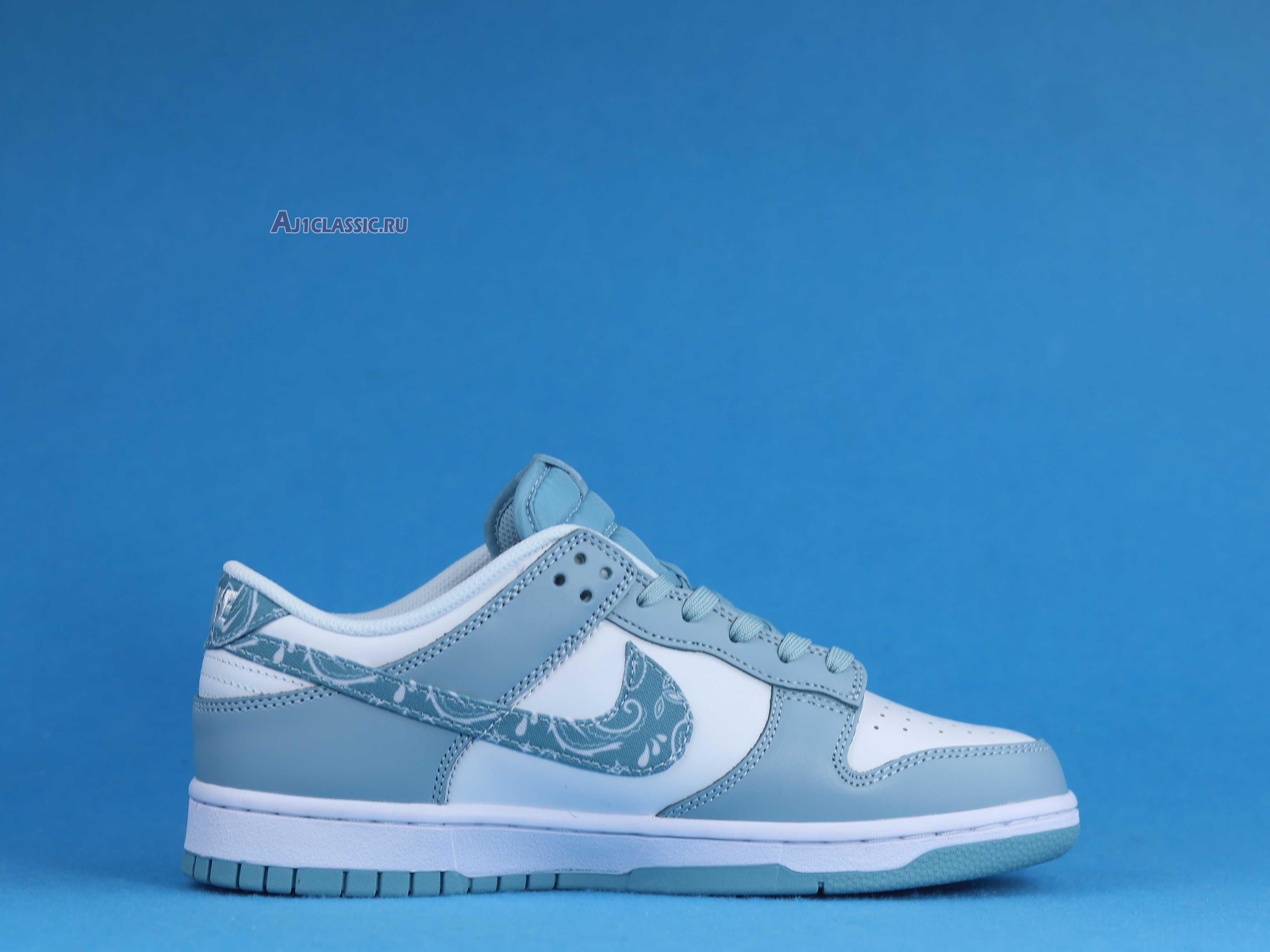 New Nike Dunk Low "Blue Paisley" DH4401-101 Shoes