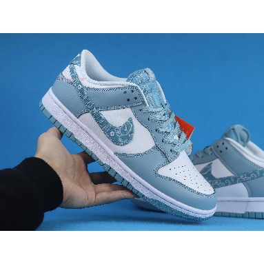 Nike Dunk Low Blue Paisley DH4401-101 Sky Blue/White Mens Womens Shoes