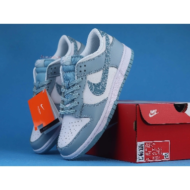 Nike Dunk Low Blue Paisley DH4401-101 Sky Blue/White Mens Womens Shoes