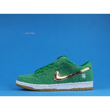 Nike Dunk Low SB St Patricks Day BQ6817-303 Lucky Green/Metallic Gold Mens Womens Shoes