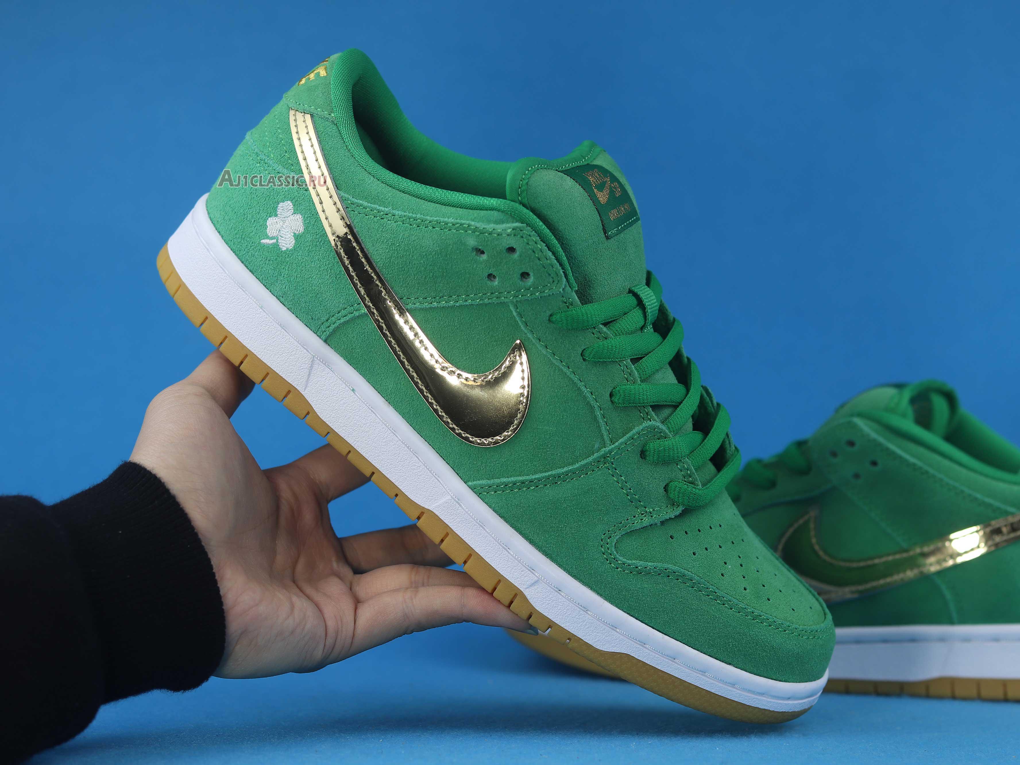 New Nike Dunk Low SB "St Patricks Day" BQ6817-303 Shoes