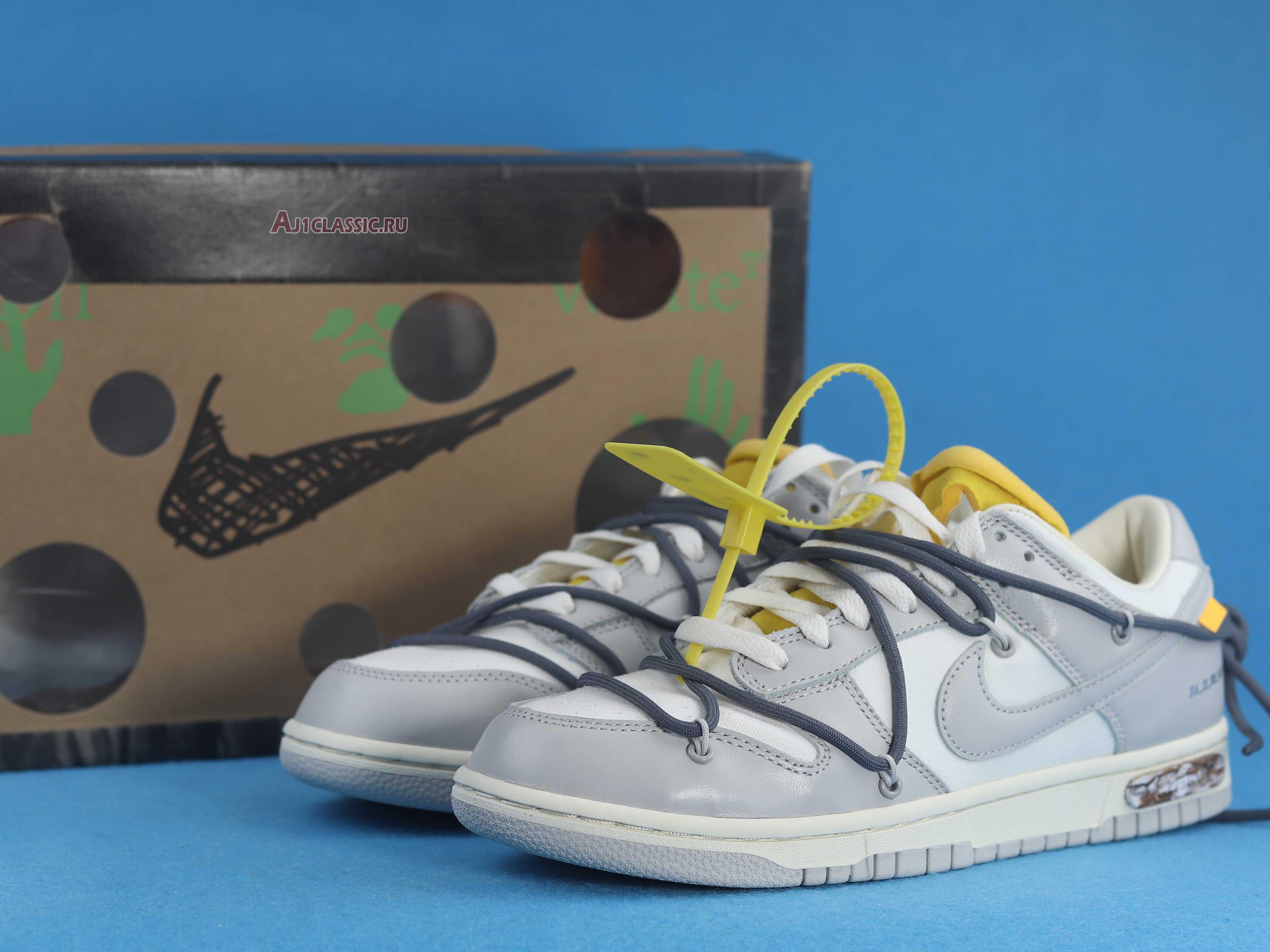 New Off-White x Nike Dunk Low "Lot 41 of 50" DM1602-105 Shoes