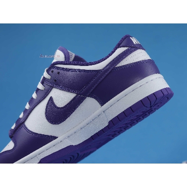 Nike Dunk Low Championship Purple DD1391-104 White/Court Purple Mens Womens Shoes