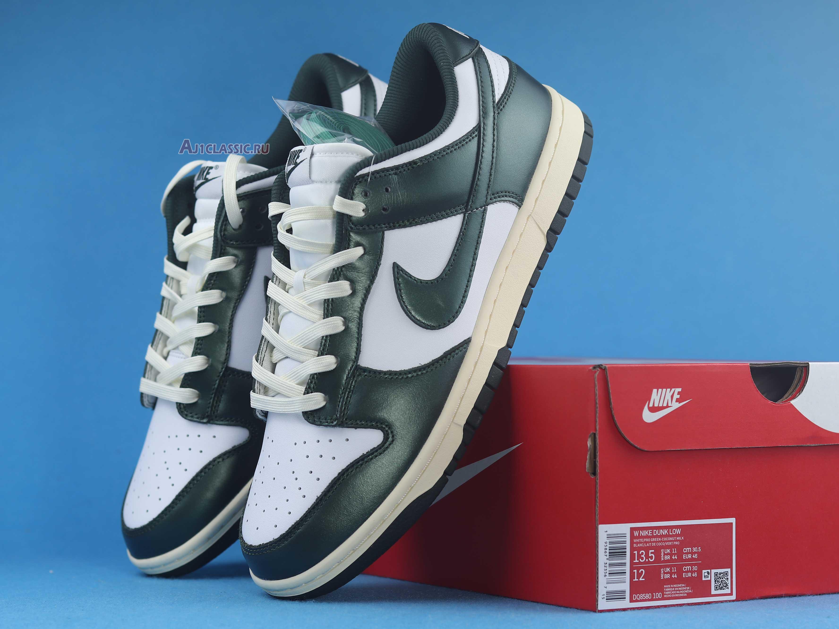 New Nike Dunk Low "Vintage Green" DQ8580-100 Shoes