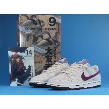 Otomo Katsuhiro x Nike SB Dunk Low Gray - Wine Red LF0039-005 Grey/Wine Red Mens Womens Shoes