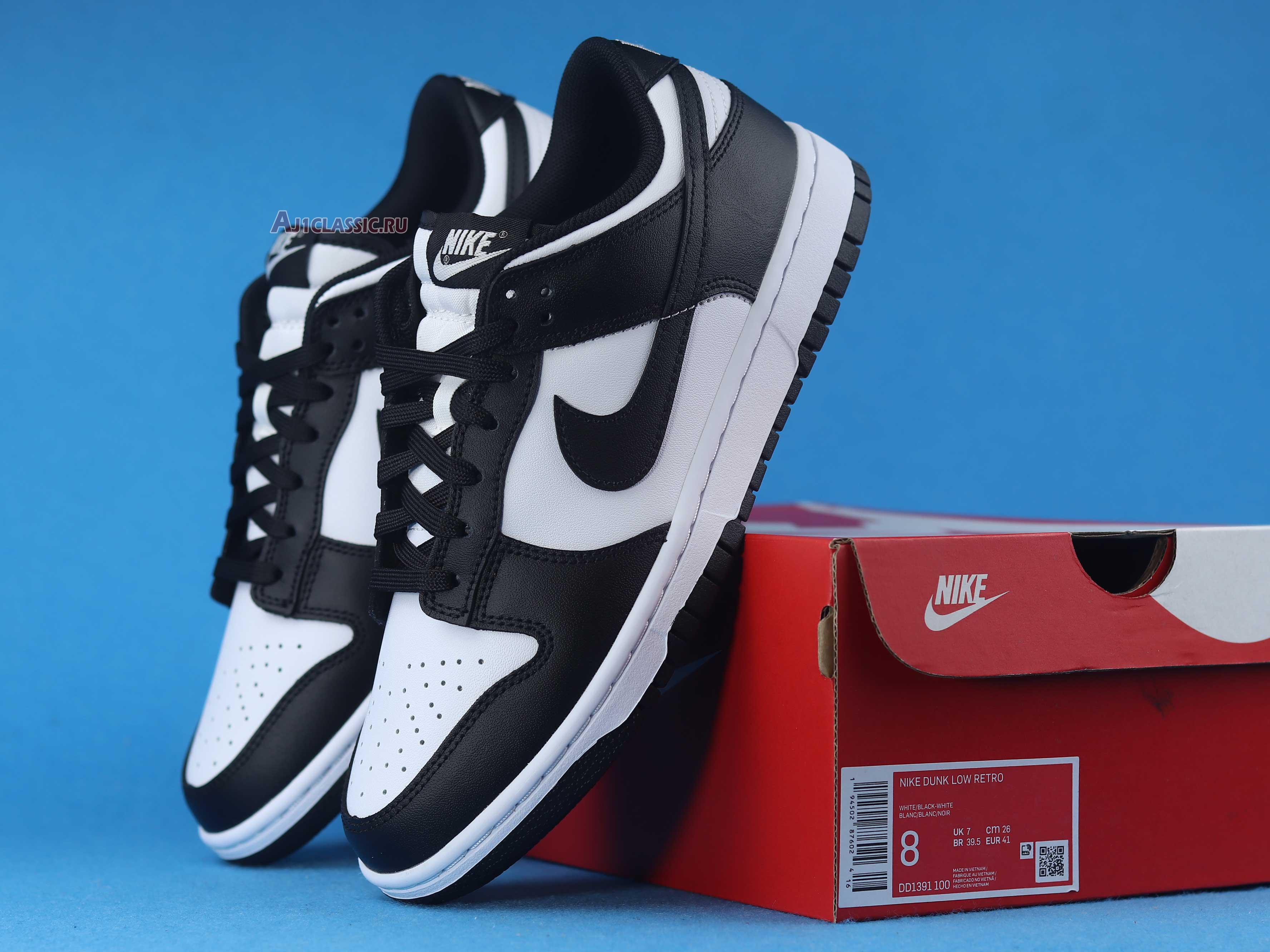 New Nike Dunk Low "Panda" DD1391-100-002 Shoes