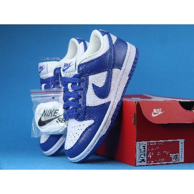 Nike Dunk Low Kentucky CU1726-100-02 White/Varsity Royal/Blue Mens Womens Shoes