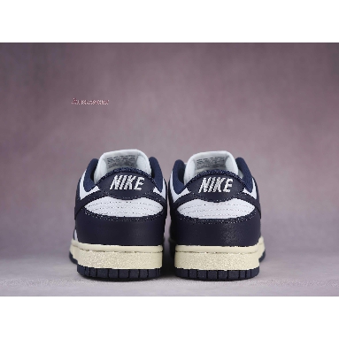 Nike Dunk Low Vintage Navy DD1503-115 White/Midnight Navy Sneakers