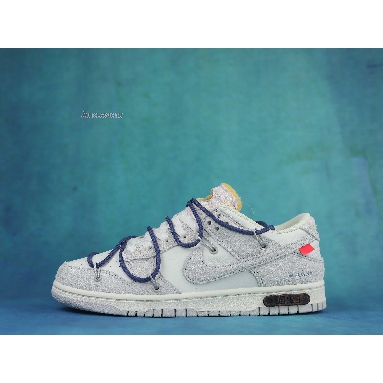 Off-White x Nike Dunk Low Lot 18 of 50 DJ0950-112 Sail/Neutral Grey Mens Womens Shoes