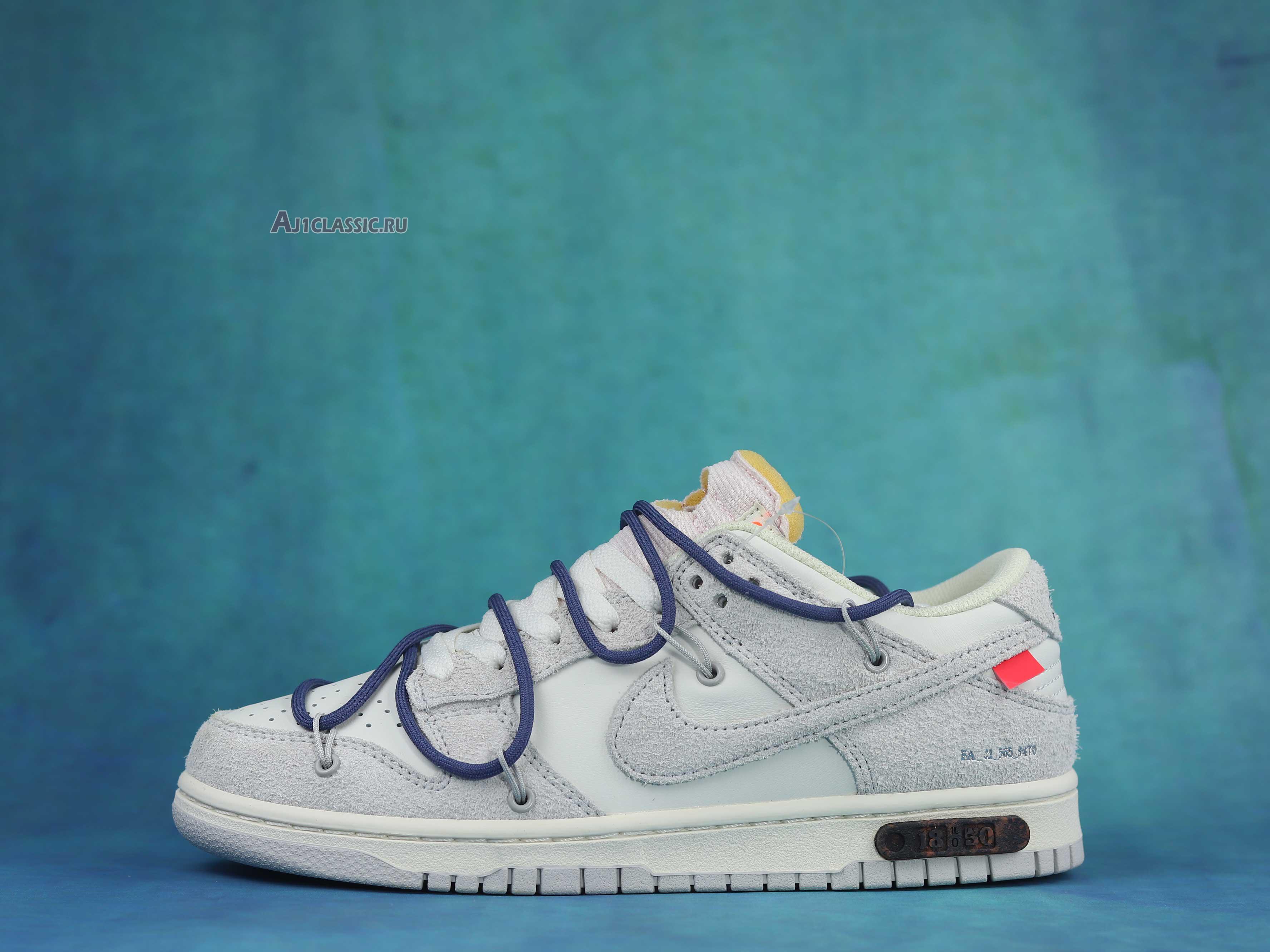 New Off-White x Nike Dunk Low "Lot 18 of 50" DJ0950-112 Shoes