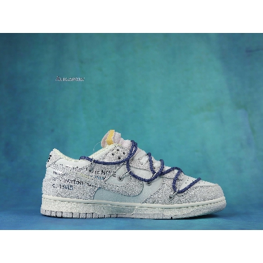 Off-White x Nike Dunk Low Lot 18 of 50 DJ0950-112 Sail/Neutral Grey Mens Womens Shoes