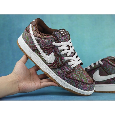 Nike Dunk Low Pro Premium SB Paisley DH7534-200 Multi-Color/Cacao Wow-Summit White Mens Womens Shoes