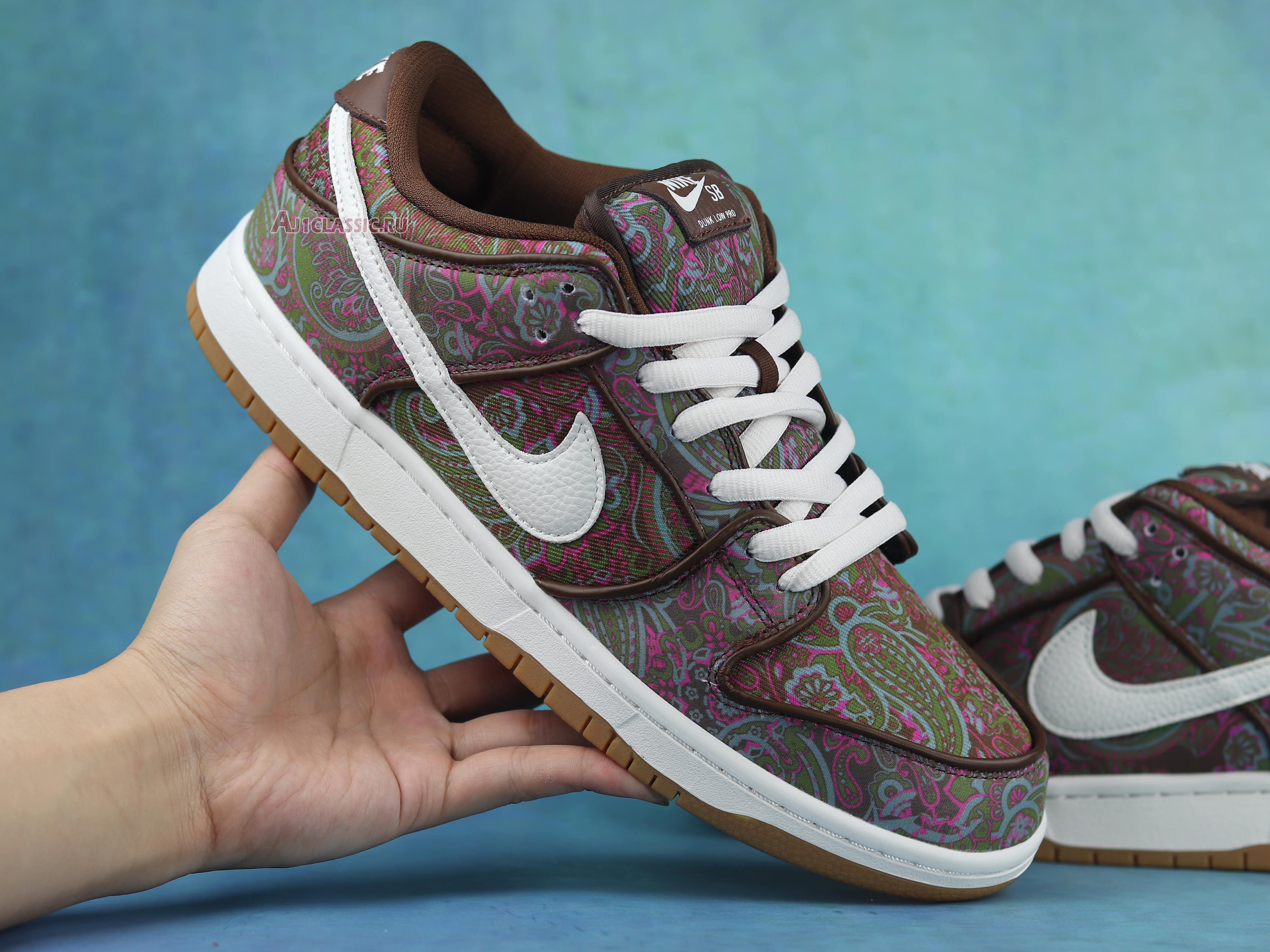 New Nike Dunk Low Pro Premium SB "Paisley" DH7534-200 Shoes