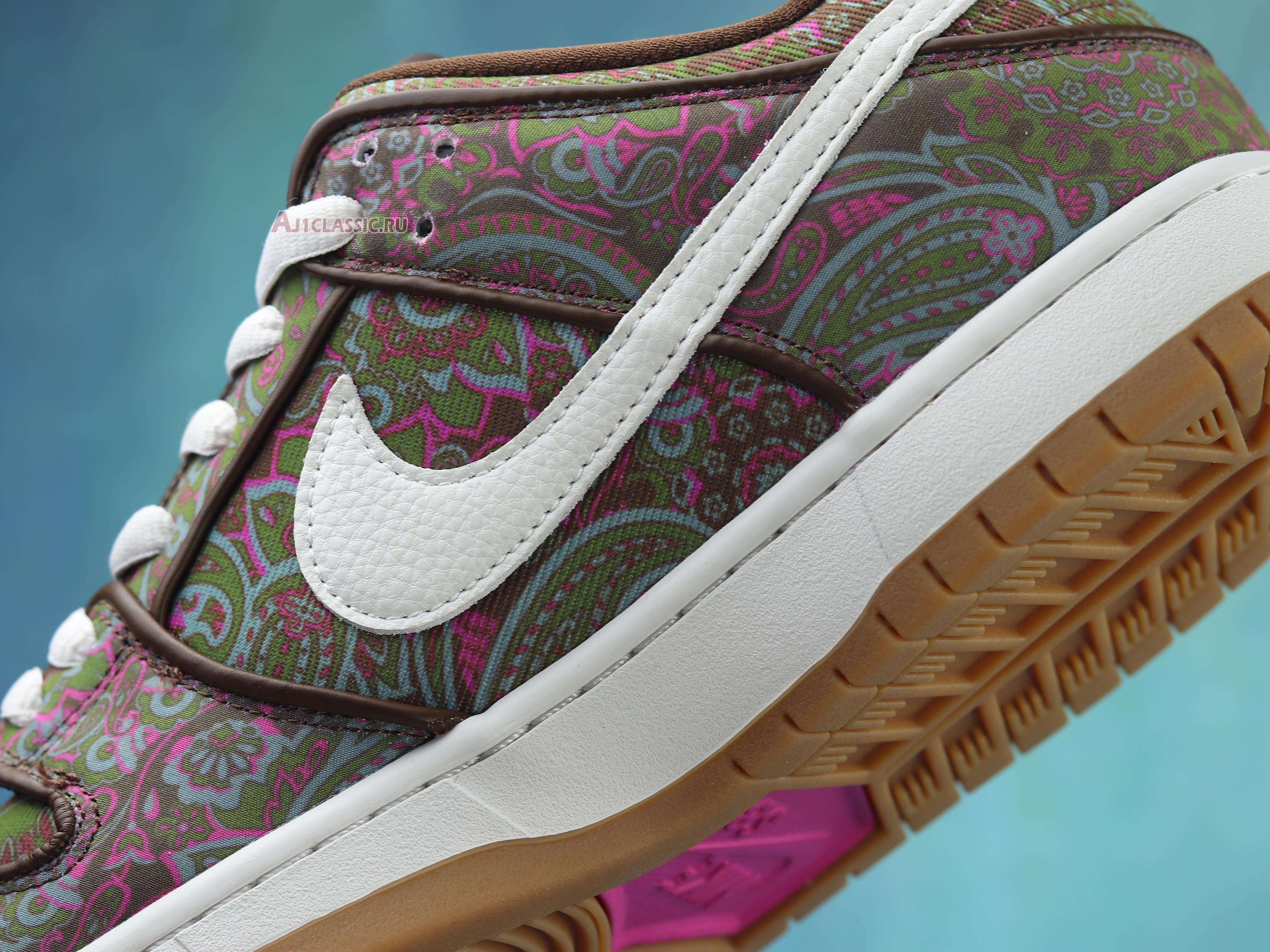 New Nike Dunk Low Pro Premium SB "Paisley" DH7534-200 Shoes