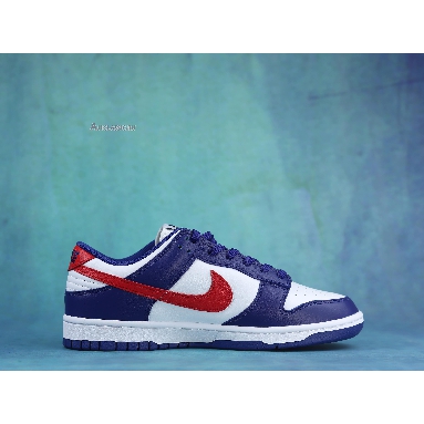 Nike Dunk Low USA DD1503-119 White/Royal-University Red Mens Womens Shoes