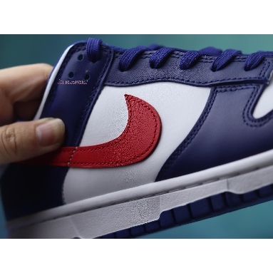 Nike Dunk Low USA DD1503-119 White/Royal-University Red Mens Womens Shoes