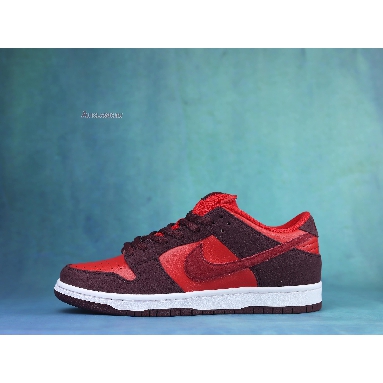 Nike Dunk Low Pro SB Fruity Pack - Cherry DM0807-600 Burgundy Crush/Team Red Mens Womens Shoes