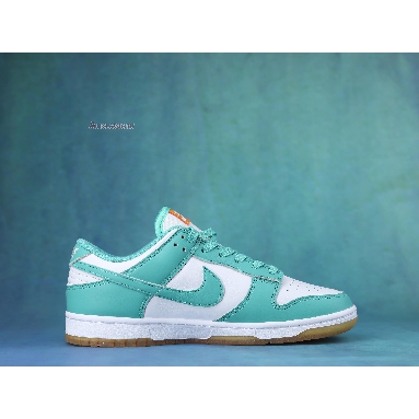 Nike Dunk Low Miami Dolphins DV2190-100 White/Washed Teal/Kumquat Mens Womens Shoes