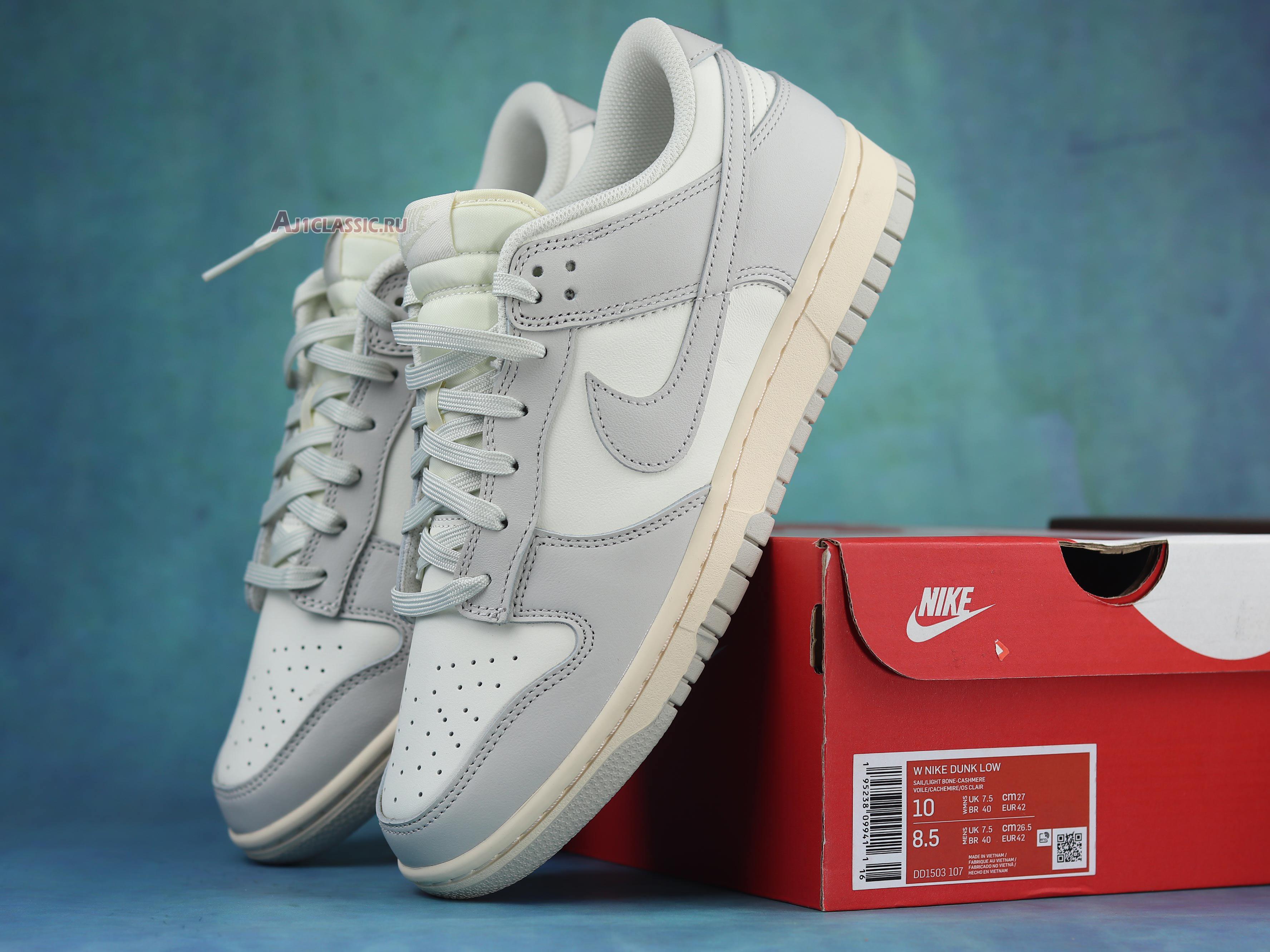 New Nike Dunk Low "Light Bone" DD1503-107-02 Shoes