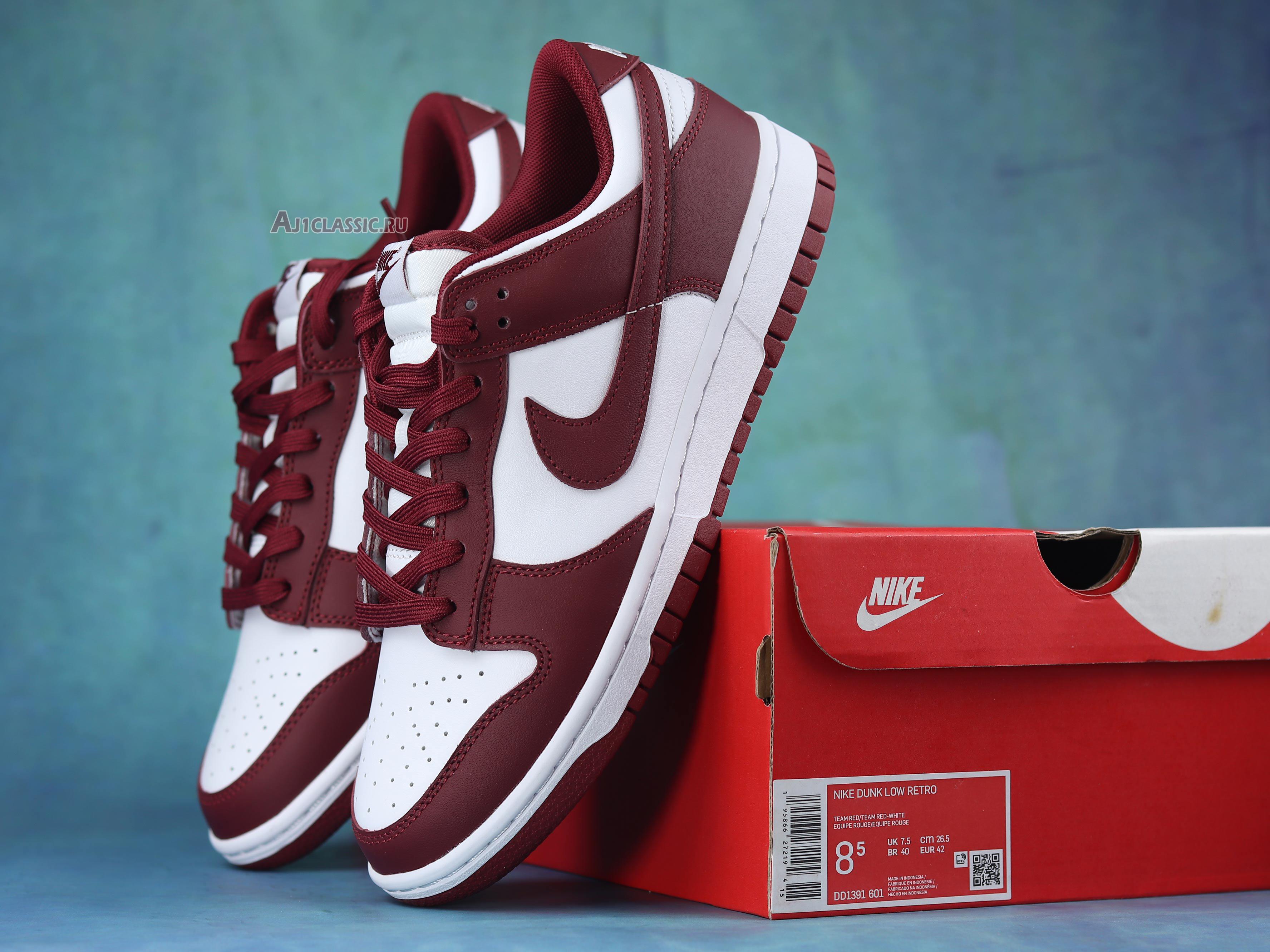 New Nike Dunk Low "Team Red" DD1391-601 Shoes