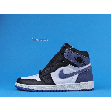 Air Jordan 1 High OG Blue Moon 555088-115-02 Summit White/Blue Moon-Black Mens Womens Shoes