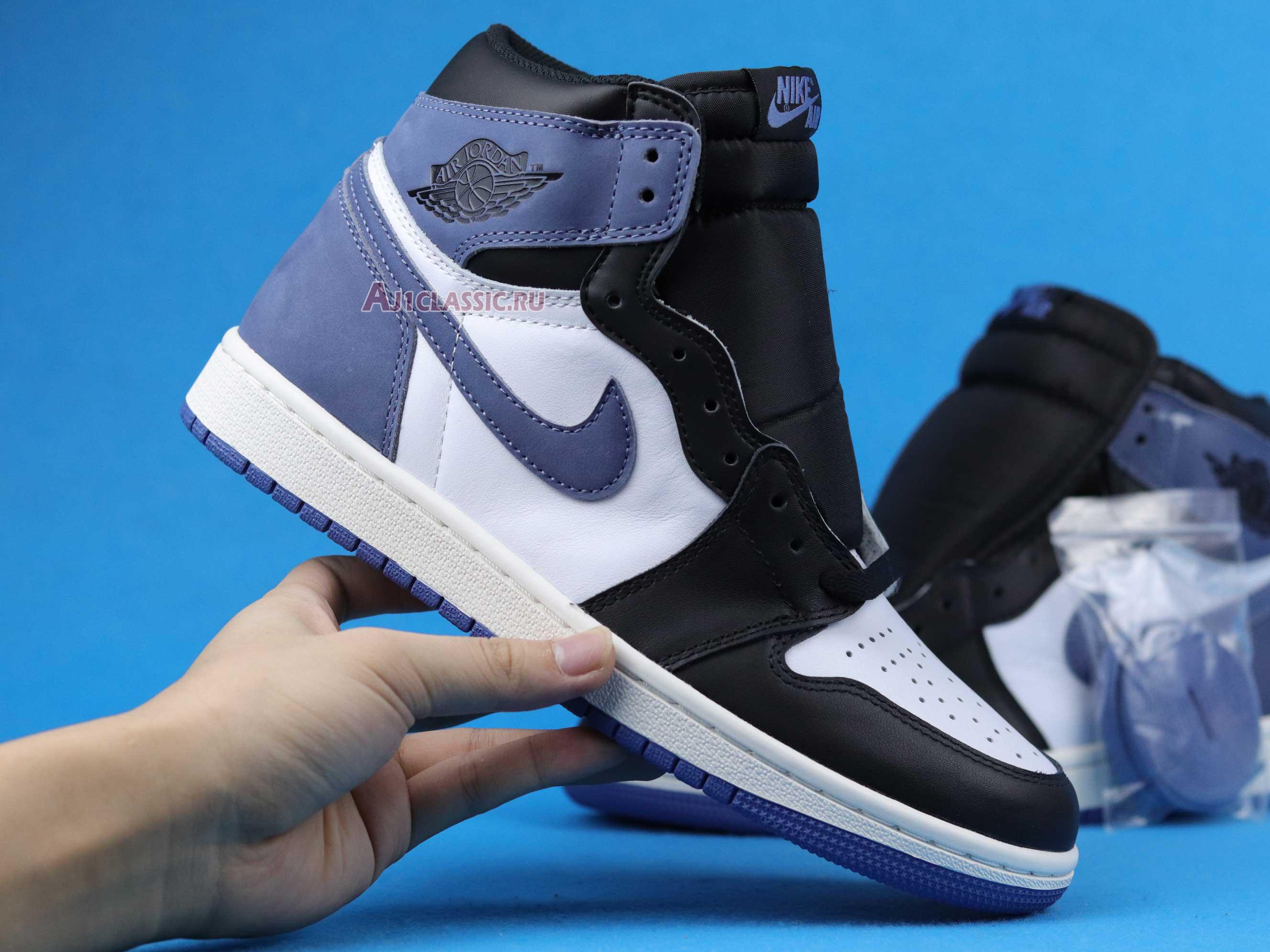 New Air Jordan 1 High OG "Blue Moon" 555088-115-02 Shoes