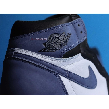 Air Jordan 1 High OG Blue Moon 555088-115-02 Summit White/Blue Moon-Black Mens Womens Shoes