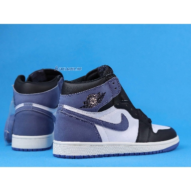 Air Jordan 1 High OG Blue Moon 555088-115-02 Summit White/Blue Moon-Black Mens Womens Shoes