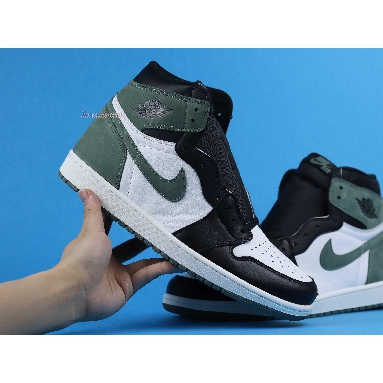 Air Jordan 1 High OG Clay Green 555088-135-02 Summit White/Clay Green-Black Sneakers