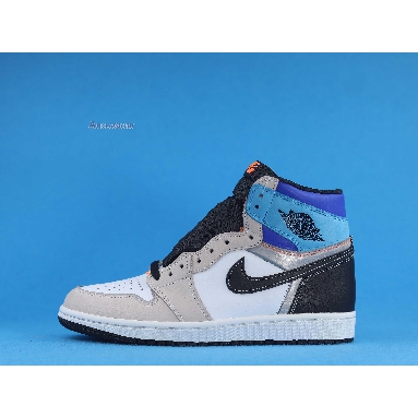 Air Jordan 1 Retro High OG Prototype DC6515-100 White/Multi-Color/Total Orange Sneakers