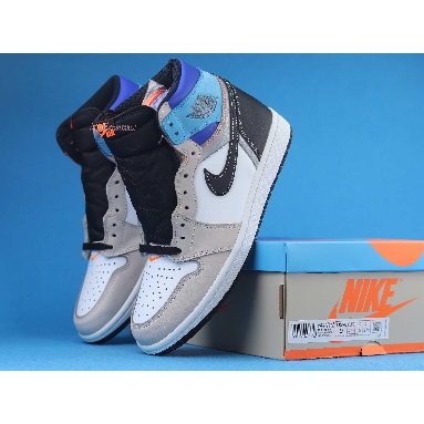 Air Jordan 1 Retro High OG Prototype DC6515-100 White/Multi-Color/Total Orange Sneakers