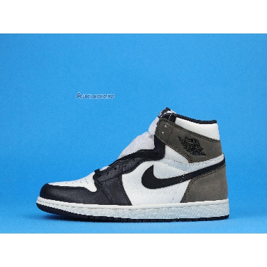 Air Jordan 1 Retro High OG Dark Mocha 555088-105-02 Sail/Dark Mocha-Black-Black Mens Womens Shoes