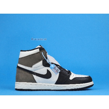 Air Jordan 1 Retro High OG Dark Mocha 555088-105-02 Sail/Dark Mocha-Black-Black Mens Womens Shoes