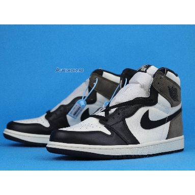 Air Jordan 1 Retro High OG Dark Mocha 555088-105-02 Sail/Dark Mocha-Black-Black Mens Womens Shoes