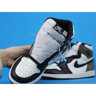 Air Jordan 1 Retro High OG Dark Mocha 555088-105-02 Sail/Dark Mocha-Black-Black Mens Womens Shoes