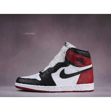 Air Jordan 1 High OG Black Toe 555088-125-02 White/Black-Varsity Red Sneakers