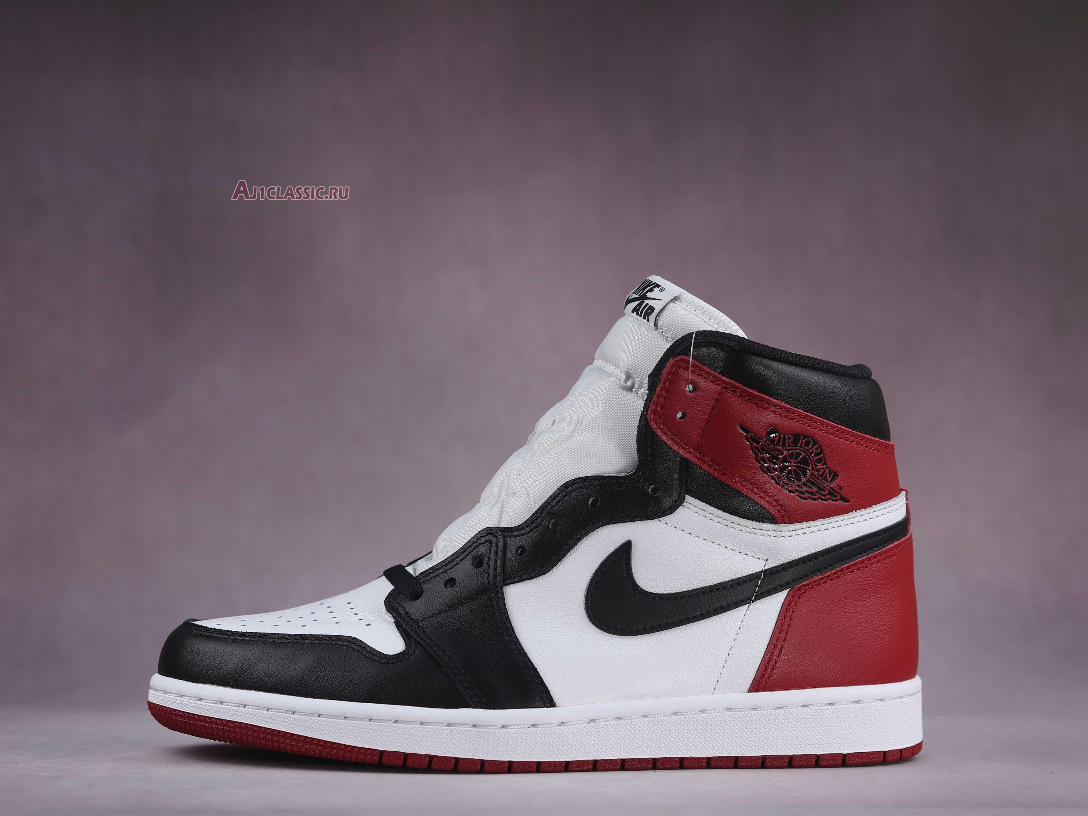 New Air Jordan 1 High OG "Black Toe" 555088-125-02 Shoes