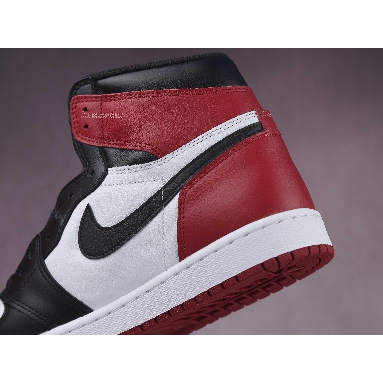 Air Jordan 1 High OG Black Toe 555088-125-02 White/Black-Varsity Red Mens Womens Shoes