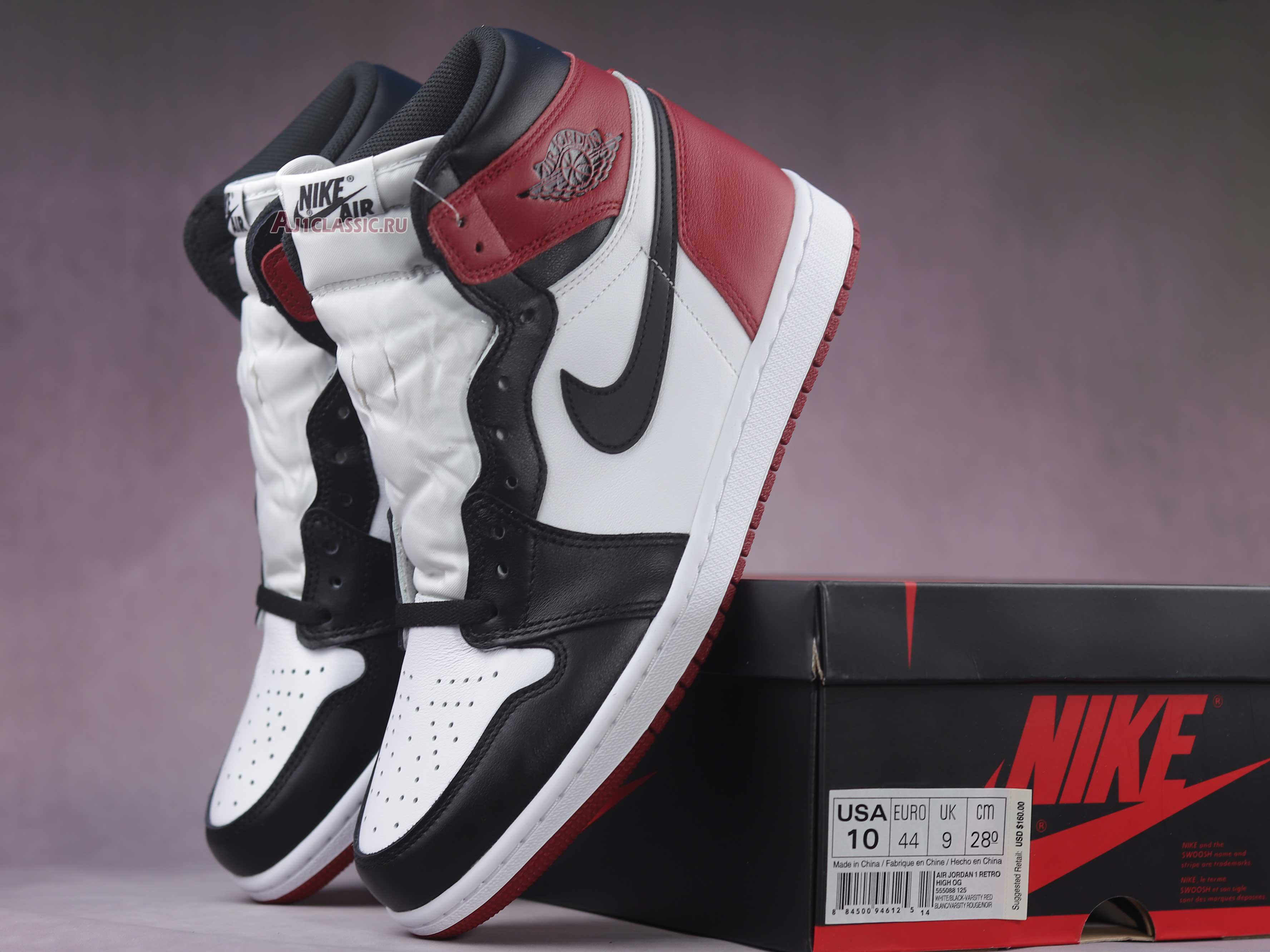 Air Jordan 1 High OG "Black Toe" 555088-125-02