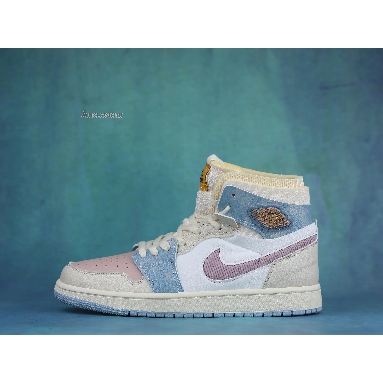 Air Jordan 1 Zoom Air Comfort High Pink Oxford Plum Fog DQ5092-651 Pink Oxford/Plum Fog/Summit White Sneakers