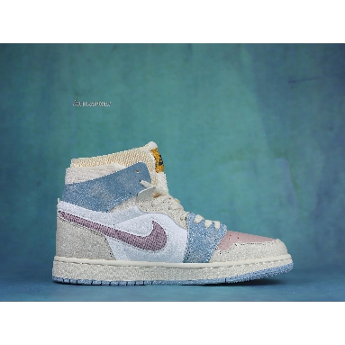 Air Jordan 1 Zoom Air Comfort High Pink Oxford Plum Fog DQ5092-651 Pink Oxford/Plum Fog/Summit White Sneakers