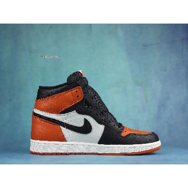 Air Jordan 1 High OG Shattered Backboard 555088-005-02 Black/Starfish-Sail Sneakers