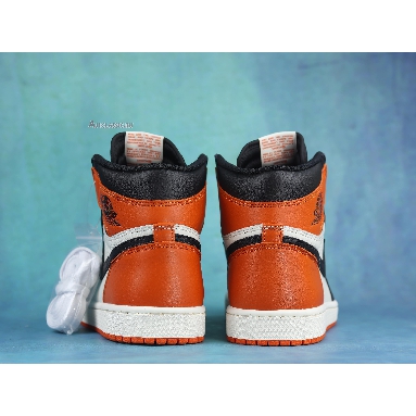 Air Jordan 1 High OG Shattered Backboard 555088-005-02 Black/Starfish-Sail Sneakers