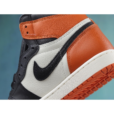 Air Jordan 1 High OG Shattered Backboard 555088-005-02 Black/Starfish-Sail Sneakers